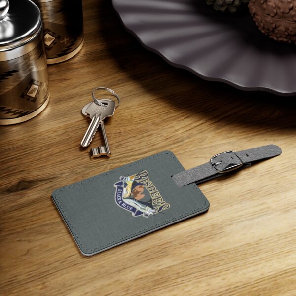 Saffiano Polyester Luggage Tag, Rectangle - Image 4