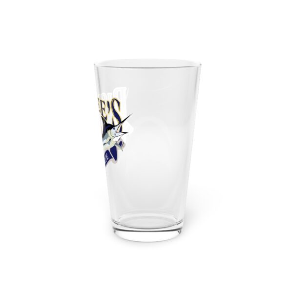 Bisbee's Black & Blue Fishing Pint Glass - 16oz Ocean Lover Drinkware - Image 3