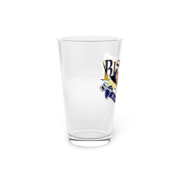 Bisbee's Black & Blue Fishing Pint Glass - 16oz Ocean Lover Drinkware - Image 2