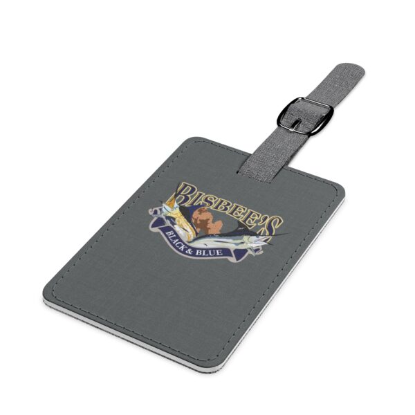 Saffiano Polyester Luggage Tag, Rectangle - Image 2