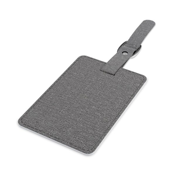 Saffiano Polyester Luggage Tag, Rectangle - Image 3